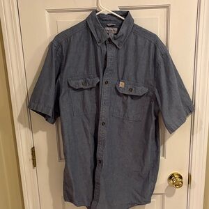 Carhartt Men's Denim Button Down Shirt